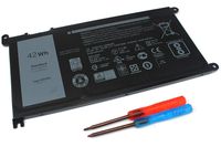 Easy&Fine WDX0R Laptop Battery Compatible with Dell Inspiron 15 5565 5567 5568 5578 7560 7570 7579 7569 13 5368 5378 7368 7378 17 5765 5767 5770 Series Notebook Battery Fits 3CRH3 T2JX4 FC92N CYMGM