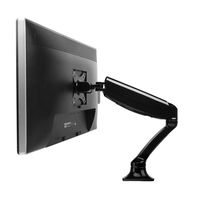 FLEXIMOUNTS Desk Monitor Mount,Full Motion Single LCD Arm for 10-27 inches Flat Screen
