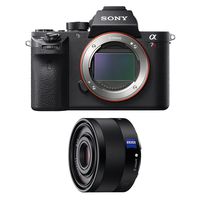Sony a7R II Mirrorless Interchangeable Lens Camera Body with F2.8 35mm Lens Bundle - Includes Camera and Sonnar T FE 35mm F2.8 ZA Full-Frame Lens