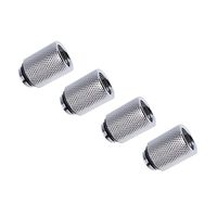 Alphacool Eiszapfen G1/4" Male to Female 20mm Extender, Chrome, 4-Pack