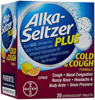 Alka-Seltzer Plus Alka-Seltzer Plus Cold & Cough Effervescent-20 ct