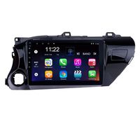 GPS Navigation Android 8.1 10.1 Inch Radio for Toyota HILUX 2016-2018 Left Hand Driving with Steering Wheel Control Bluetooth