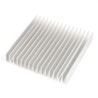 uxcell® Aluminium 100mmx100mmx18mm Square Shape Heatsink Cooling Cooler Fin