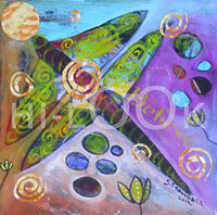 Hi-Look Microfiber Cleaning Cloth - Dragonfly in Bloom