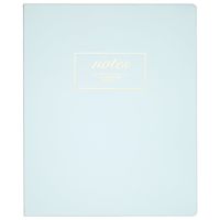 Cambridge Notebook, Casebound, 9" x 11", 80 Sheets, Work Style Fashion, Aqua (59293)