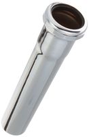 EZ-FLO 35118 Durable 17-Gauge Brass Flanged Sink Tailpiece Extension Tube for Drain, 1-1/2-inch x 8-inch Split Joint Connection, Chrome-Plated