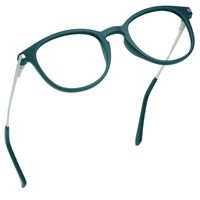 LifeArt Blue Light Blocking Computer Glasses, Transparent Lens Filter UV400,Alleviate Headache [Anti Eye Eyestrain],Stylish Reading Glasses for Women/Men (Mirando_Blue, 0.75 Magnification)