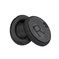 GBSELL 1 Pair Replace Ear Pads Cushions Leather for Bose QuietComfort QC35 Headphones (Black)