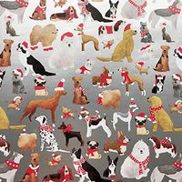 Jillson & Roberts Gift Wrap, Santa's Helper (8 Rolls 5ft x 30in)