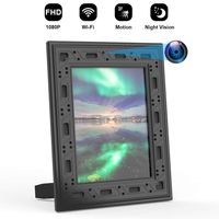 FUVISION Hidden Camera,Photo Frame Spy Camera Wireless WiFi Security Nanny Cam,1080P Full HD,Night Vision,Motion Detection,Cell Phone App,Video Recording Only