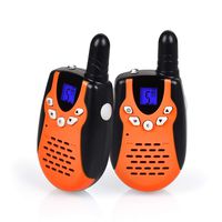 Miavogo Walkie Talkies 2-Way Radios 22 Channel Up to 4km Long Range Lightweight Portable Walkie Talkies for Kids Safe Outdoor Activities T-602 (orange)