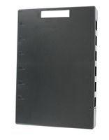 Leviton 41089-12E QuickPort Surface Mount Housing, 12-Port, Black