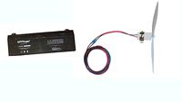 Wind Turbine Charger White Edition 12 Volt Power System