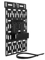 Mount-It! Cable Box Mount Behind TV | Adjustable Universal Mounting Bracket for Streaming Devices, Router, Modem, DVD | Wall and Behind TV Compatible, Steel