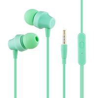 YOOME In Ear Headphones with Noise Isolation Earbuds and Microphone for IOS Android Smart Cell Phones Samsung HTC LG Mp3 Mp4 Earphones(green)