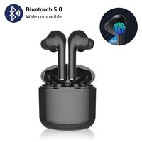 True Wireless Earbuds TWS Bluetooth Headphones in-Ear Stereo Earphones Built-in Microphone Rechargable Wireless Headsets with Portable Charging Case Compatible iPhone iOS Android Samsung