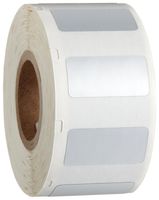 Brady CL-311-969 I.D. PRO Plus LS2000 And BradyMarker 1/2" Height, 1" Width, B-969 Metalized Polyester Silver Color XC Plus Printer Label (500 Per Roll)