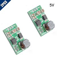 KOOBOOK 2Pcs 3.5A DC-DC Step-up Boost Voltage Converter Module Power Supply Module 3V 3.3V 3.7V 4.5V to 5V 12V