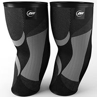 Echo Elbow Compression Sleeve Arm Brace Pair, Support for Tendonitis, Golfers and Tennis Elbow, Joint Pain Relief, Workout Protection by Alpha Lifting Gear