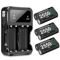 Xbox One Rechargeable Battery Pack 3x2550mAh Xbox One Battery Packs for Xbox One/One S/One X/Elite Controller Charger Xbox Play and Charge Kit