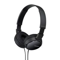 Sony MDR-ZX110 Stereo Headphones Loud and Clear Sound Quality - Black