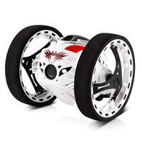 GBlife 2.4Ghz Wireless Remote Control Jumping RC Toy Cars Bounce Car Gift Toys for Kids Boys No WiFi (White)