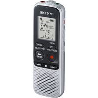 Sony ICD-BX112 Digital Voice Recorder (MP3 Format) w/ 2GB Built-In Flash Memory, Backlit Display, Earphone Jack & 5 Message Folders w/ Erase Protection