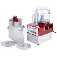 Commercial Food Processor w/ 3 Quart Clear Bowl & 2 Disc