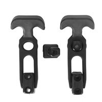Hardtech1 Flexible RubberT-Handle Hasp Draw Latches for Cooler, Golf Cart or Tool Box Pack of 2