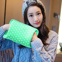 New Electric hot Water Bottle Explosion-Proof Electric hot Water Bottle Hand Warmer Treasure Rechargeable Warm Water Bag Warm Baby, Big Wave Point Mix and Match