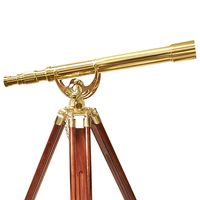 BARSKA Anchormaster 18x50 Scope w/ Mahogany Floor Tripod