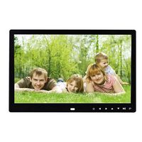 12-Inch Digital Photo Frame, Transer Front Touch Screen Button MP3 Video Player with Motion Sensor (Black)