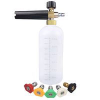 DUSICHIN DUS-007 Snow Foam Lance Foam Cannon Adjustable Jet Wash Quick Release 5 Pressure Washer Nozzles for Car Detailing Pressure Washer