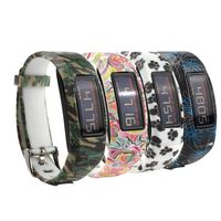 Tkasing Colorful Silicone Replacement Bands with Metal Clasps for Garmin Vivofit 2 (No Tracker, Replacement Bands Only) (5 Colors E)