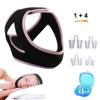 Women's Anti Snoring Chin Strap, Nose Vents, Anti Snoring Solutions for Natural and Comfortable Sleep, Great for Traveling