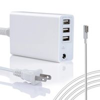 Wakeach 45W/60W USB Charger for MacBook Air 11 13 inch MacBook Pro 13inch(Before 2012 Mid), Replacement for Magsafe 1 Power Adapter L-Tip Connector,MacBook Power Supply Portable Travle Wall Charger