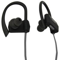 MobileSpec Bluetooth Wireless Earbuds with Ear Clips, Gray/Black