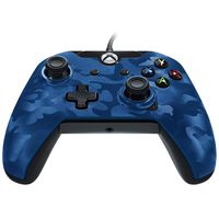 PDP Stealth Series Wired Controller for Xbox One, Xbox One X and Xbox One S, Revenant Blue
