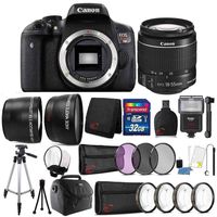 Canon EOS Rebel T6 18MP Digital SLR Camera with 18-55mm Lens and 32GB Accessory Bundle