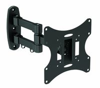 Black Full-Motion Tilt/Swivel Wall Mount Bracket for Dell U2415 24" inch LED/LCD Monitor - Articulating/Tilting/Swiveling