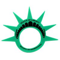 Fun Statue of Liberty Costume Hat Crown Visor (Made in USA) for Costumes and New York City Theme Parties