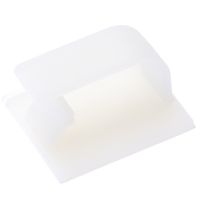 Panduit BEC38-A-L Bevel Entry Clip, Nylon 6.6, Indoors Environment, Rubber Adhesive Mounting Method, Natural, 0.38" Max Bundle Diameter, 0.52" Height, 1.24" Width, 1.46" Length (Pack of 50)