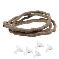 emours Small Animal Bend-A-Branch Jungle Vine Pet Habitat Decor with Sunction Cups