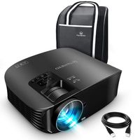 VANKYO Leisure 510 HD Projector with 4500 Lux, Video Projector with 230" Projection Size, Support 1080P HDMI VGA AV USB with HDMI Cable and Carrying Bag