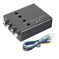 Qii lu Audio Converter,Car Stereo Speaker Horn Audio Amplifier High to Low Frequency Converter