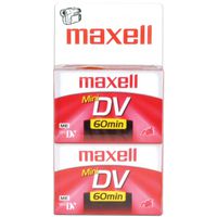 Maxell 298012 Mini Dv 2 Pack