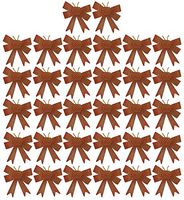 Black Duck Brand Set of 36 Red and Green Festive Holiday Christmas Bows - Perfect as Tree Ornaments - Tree Filler - Decorative Ornaments - Perfect for Preparing for The Holidays!