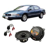 Compatible with Chrysler LHS 1995-1998 Front Door Factory Replacement Harmony HA-R5 Speakers New