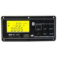 Pena DC 5V/12V Bluetooth Audio Decoder Board Audio Module USB AUX SD FM Radio Lossless MP3 Decoder Board Module with Colors Screen Display