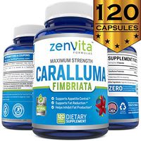 Pure Caralluma Fimbriata Extract 1200 mg - 120 Capsules, Non-GMO & Gluten Free, Maximum Strength Natural Weight Loss Supplement, Diet Pills That Work Fast for Women and Men